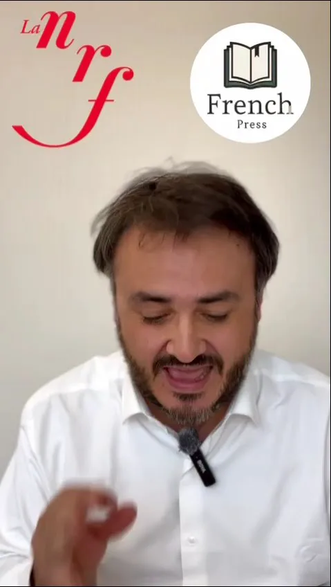 Adrien présente le dernier numéro de la NRF